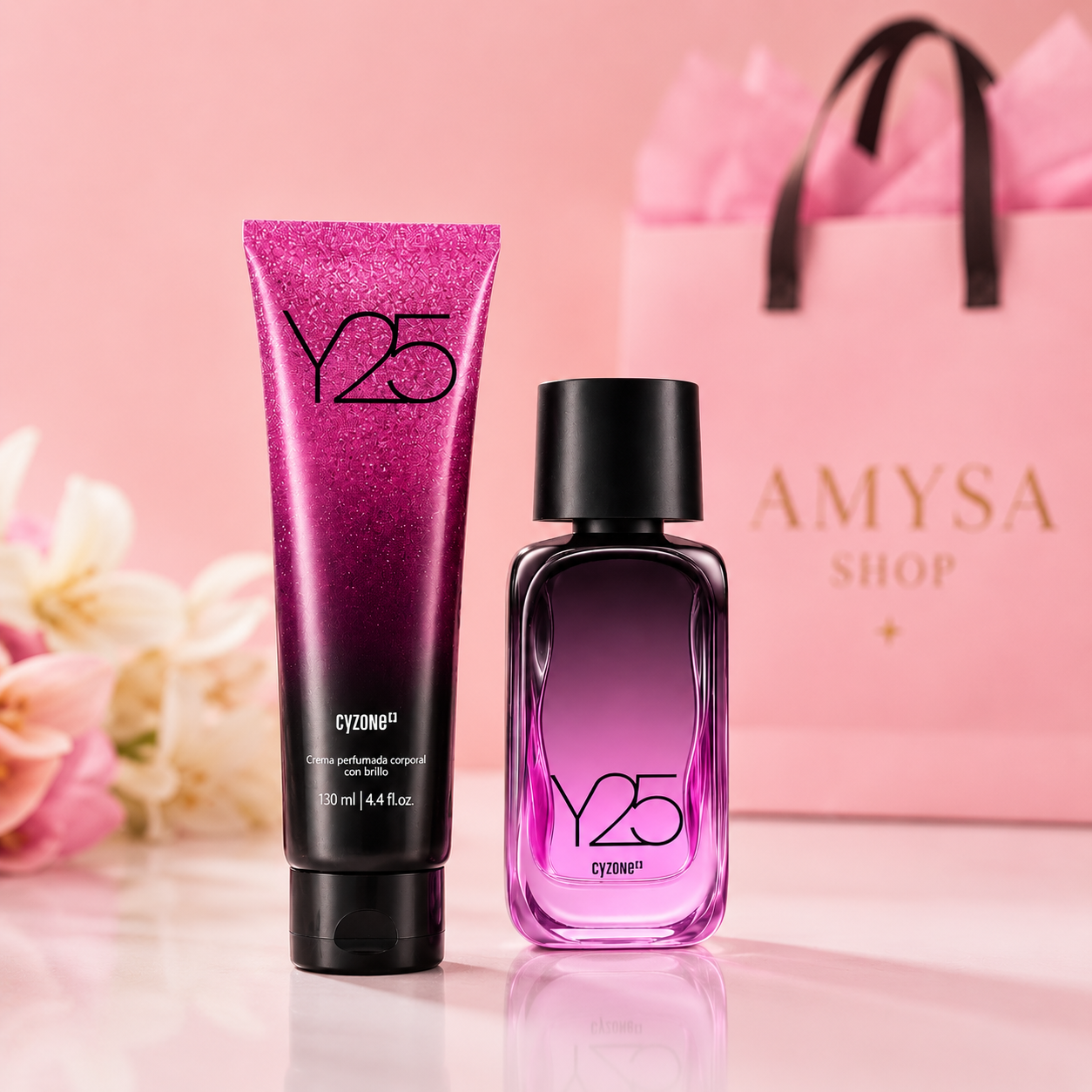 PACK AMYSA Perfume y crema corporal Y25 Cyzone
