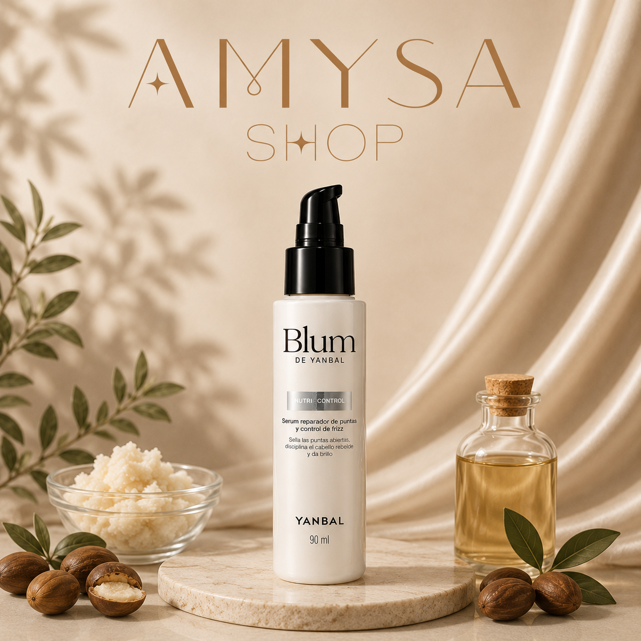 Serum reparador de puntas y control de frizz